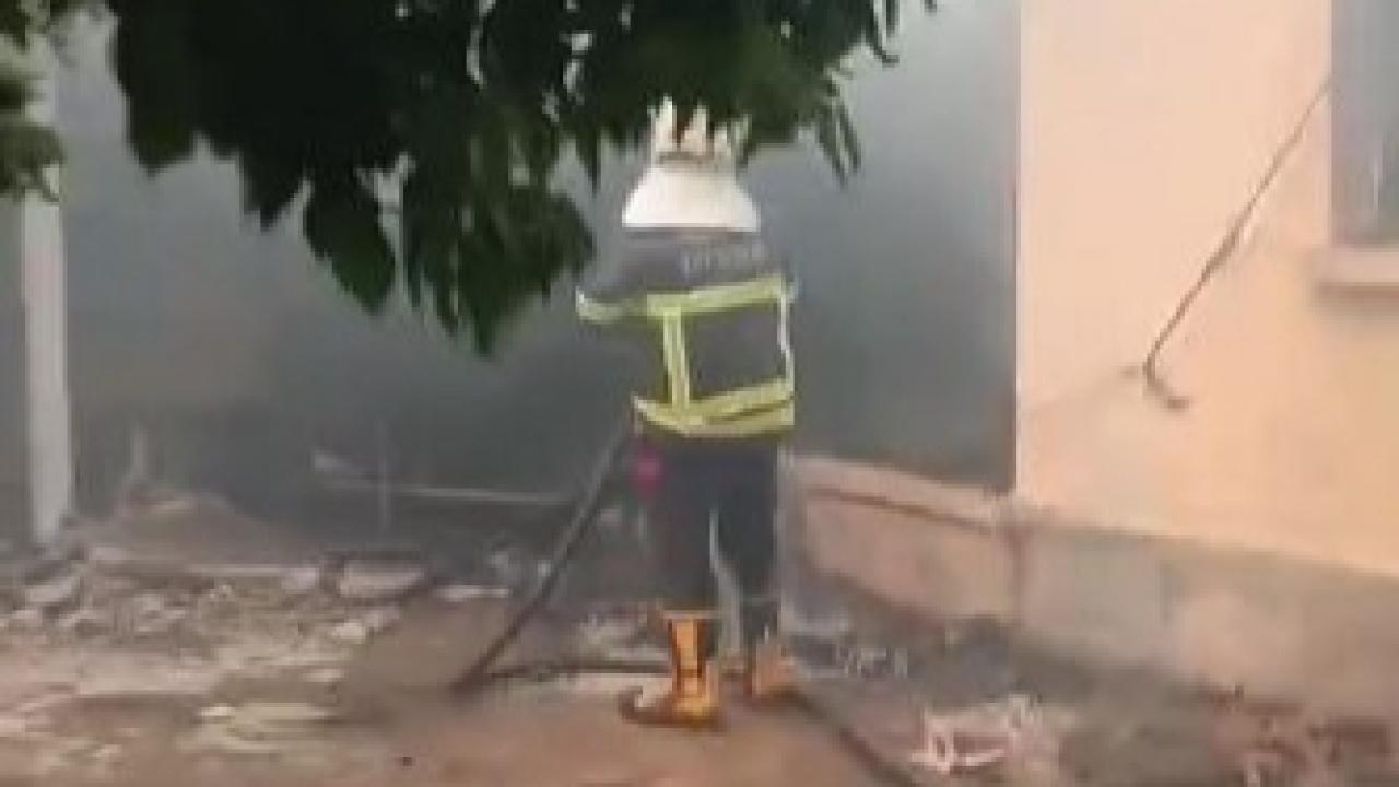 Engelli yaşlı kadın, yangında feci şekilde can verdi