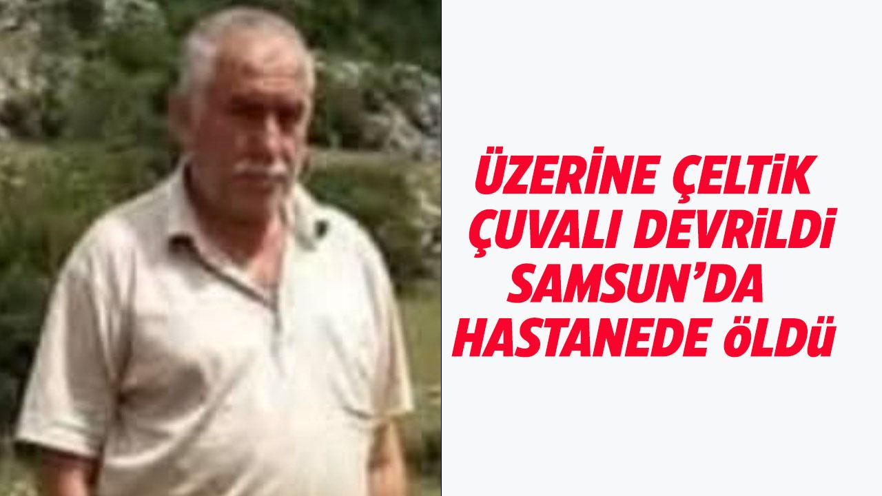 Fabrikada üzerine çeltik çuvalı düştü! Samsun'da hayatını kaybetti