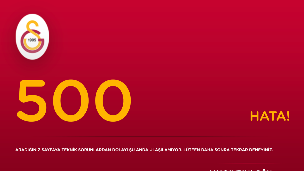 Galatasaray'ın internet sitesi mi çöktü?