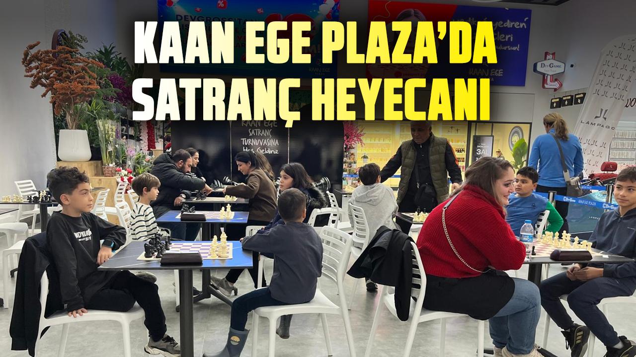 Kaan Ege Plaza’da satranç heyecanı