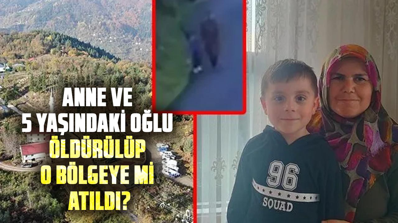 Kastamonu'da Huriye Helvacı ve 5 yaşındaki oğlu Osman Helvacı öldürülüp o bölgeye mi atıldı?