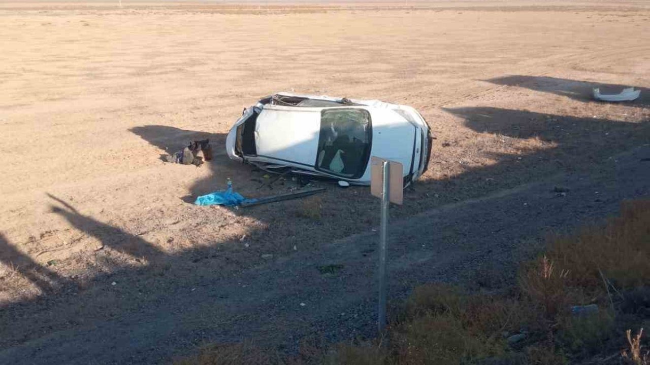 Konya’da otomobil takla attı: 6 yaralı