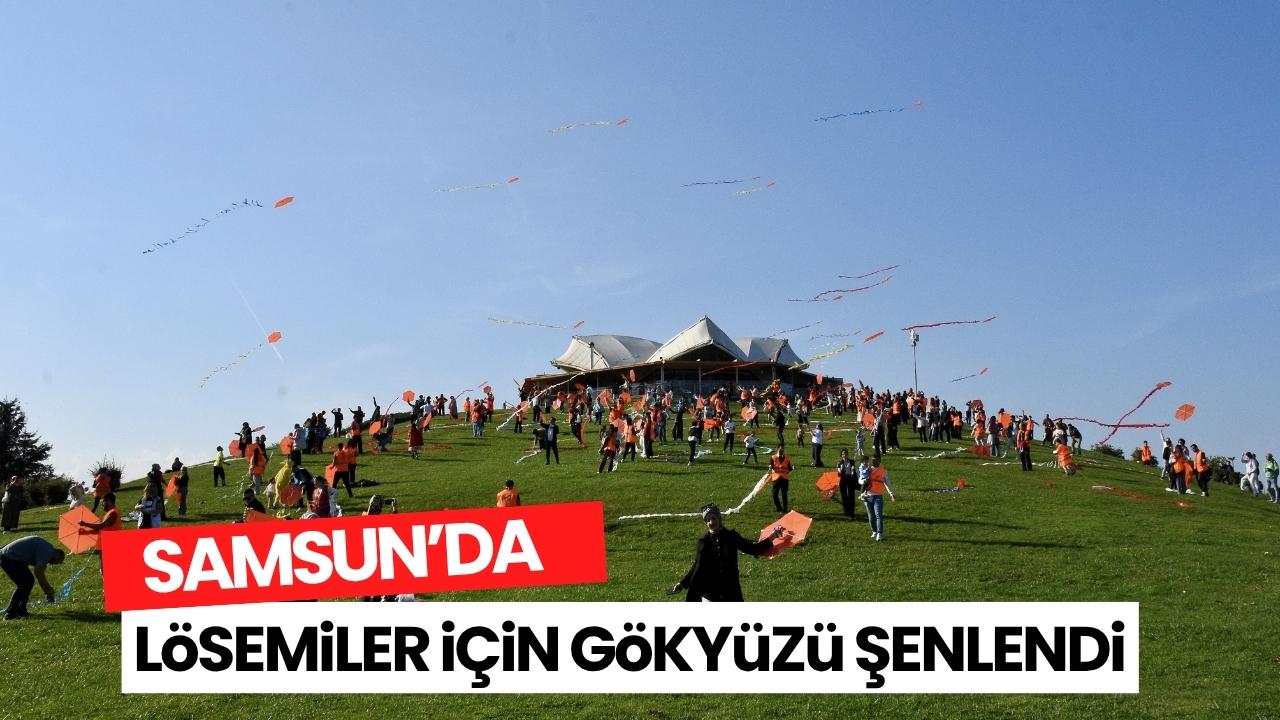 LÖSEV Samsun'da Turuncu Uçurtma Şenliği düzenledi