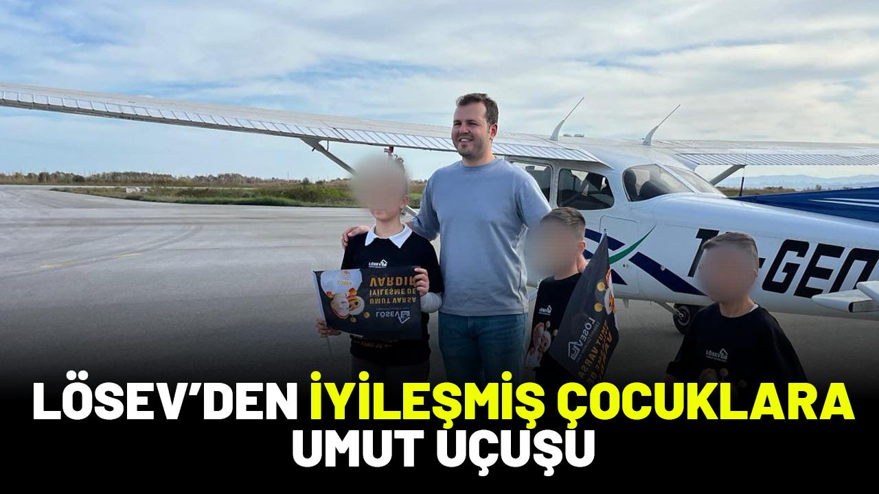 LÖSEV’den iyileşmiş çocuklara gökyüzünde umut uçuşu