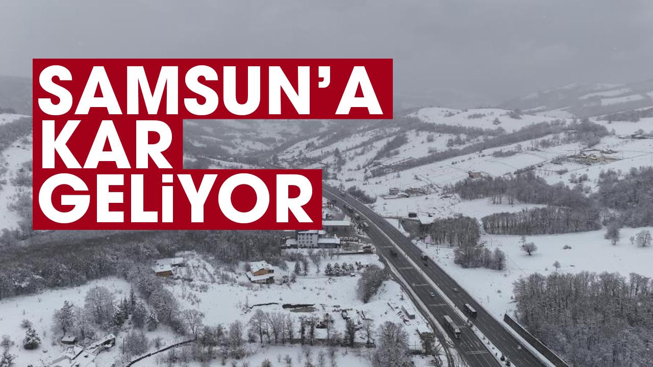 Meteoroloji uyardı! Samsun'a kar geliyor