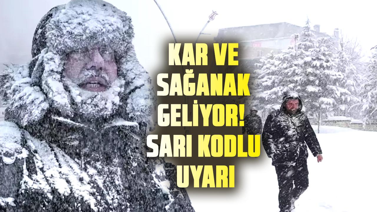 Meteoroloji'den üç il için sarı kodlu uyarı! Kar, sağanak ve sis geliyor