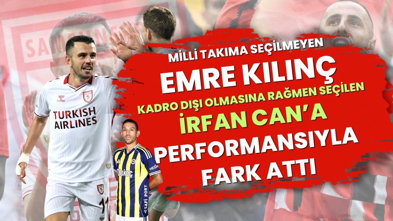 Milli takıma seçilmeyen Emre Kılınç, İrfan Can Kahveci'ye performansıyla fark attı