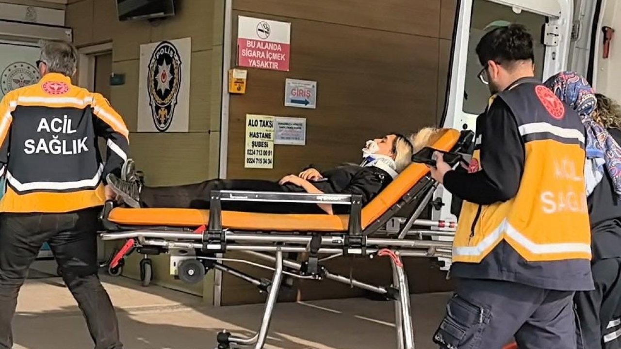 Motosikletin çarptığı kadın yaralandı