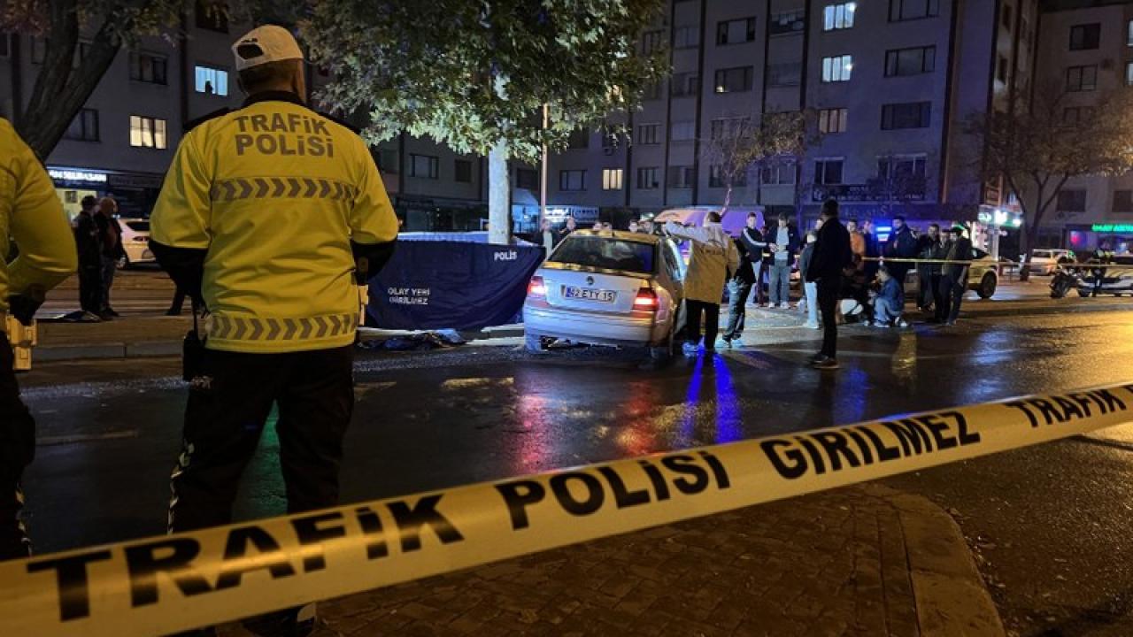 Otomobil yayaya çarptı! Talihsiz yaya öldü