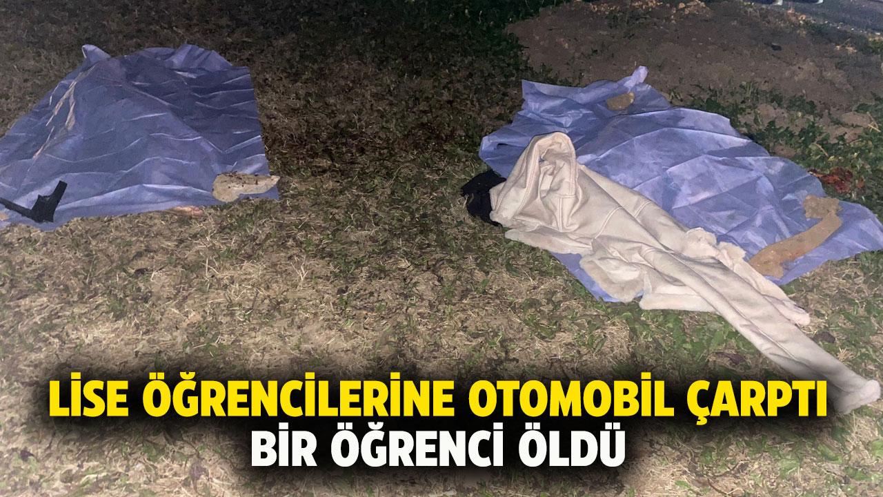 Otomobilin çarptığı iki öğrenciden biri öldü