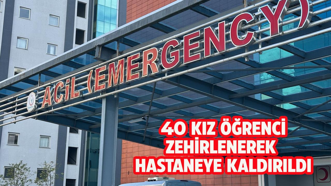Rize'de 40 öğrenci yedikleri yemekten zehirlenerek hastanelik oldu