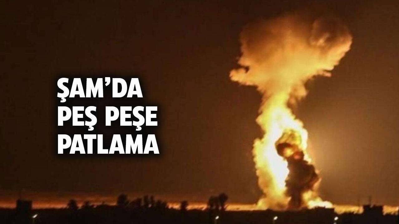 Şam’da peş peşe patlama