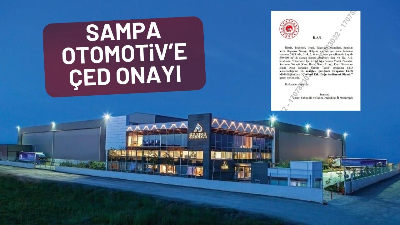 SAMPA Otomotiv'e ÇED onayı verildi