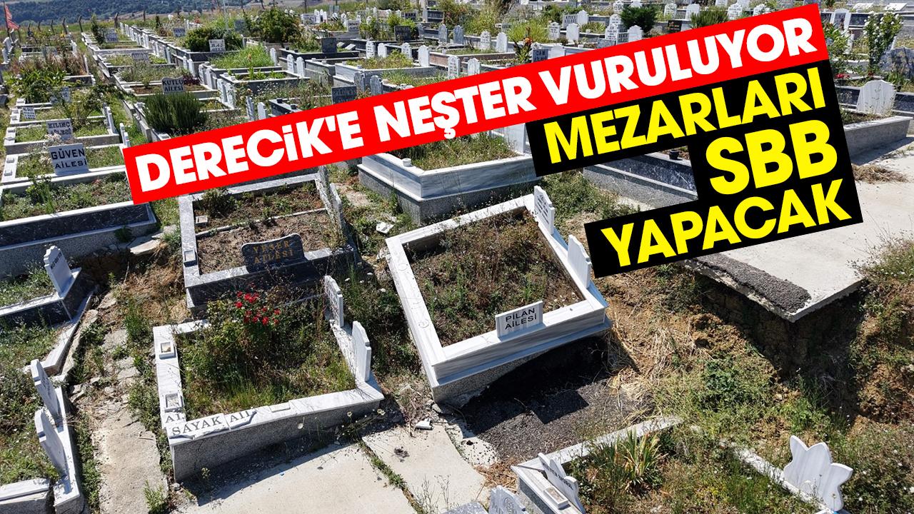 Samsun Derecik Mezarlığı’nda kayan mezarlar onarılacak