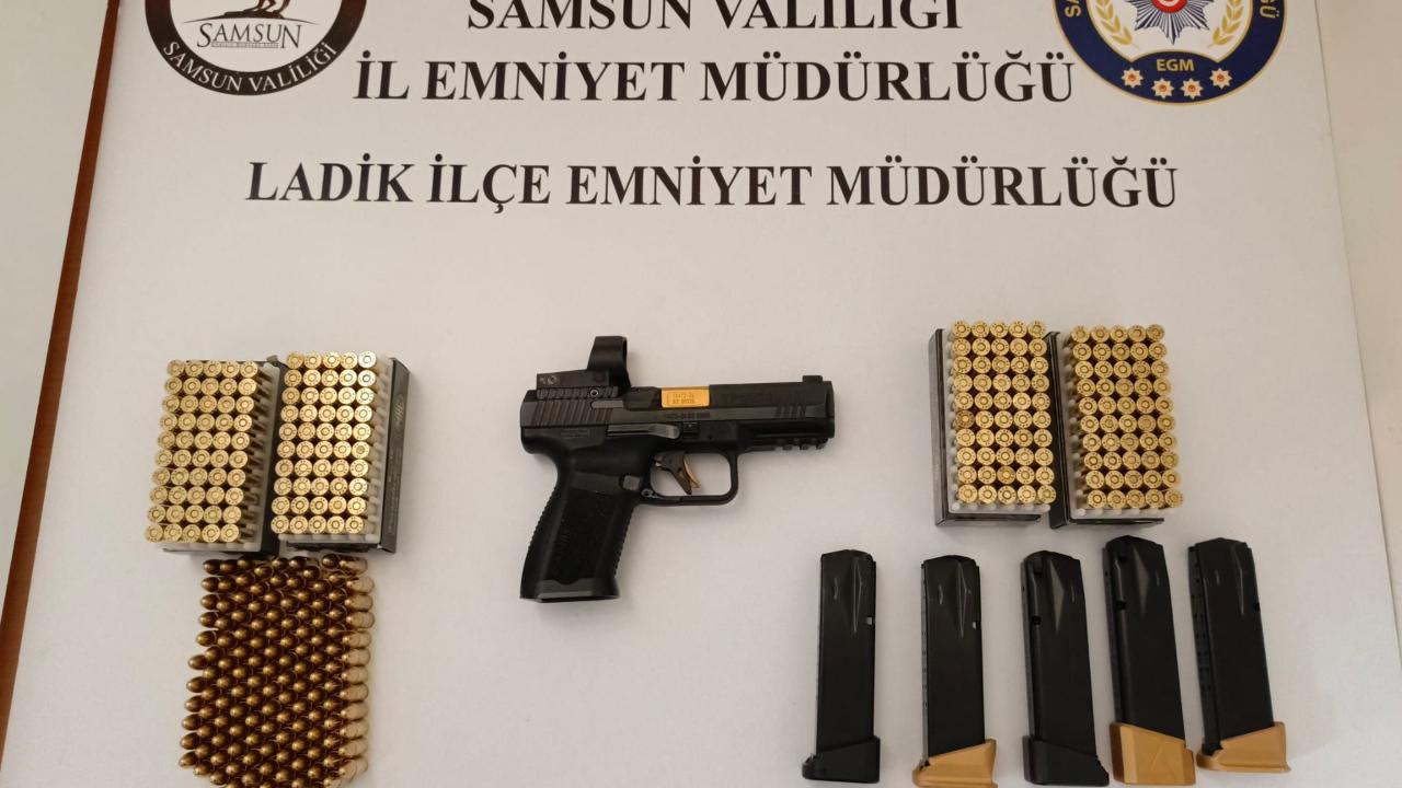 Samsun Ladik’te silahla ateş eden şahıs yakalandı