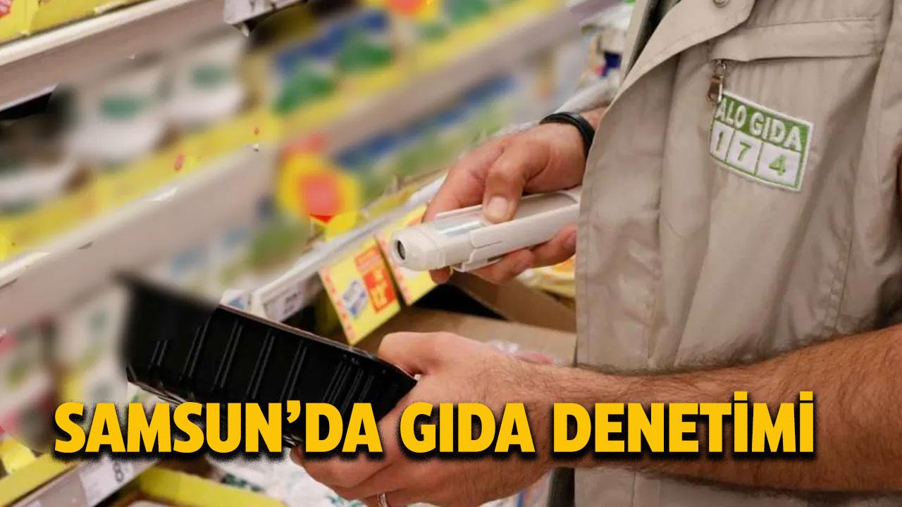 Samsun Salıpazarı'nda gıda denetimi