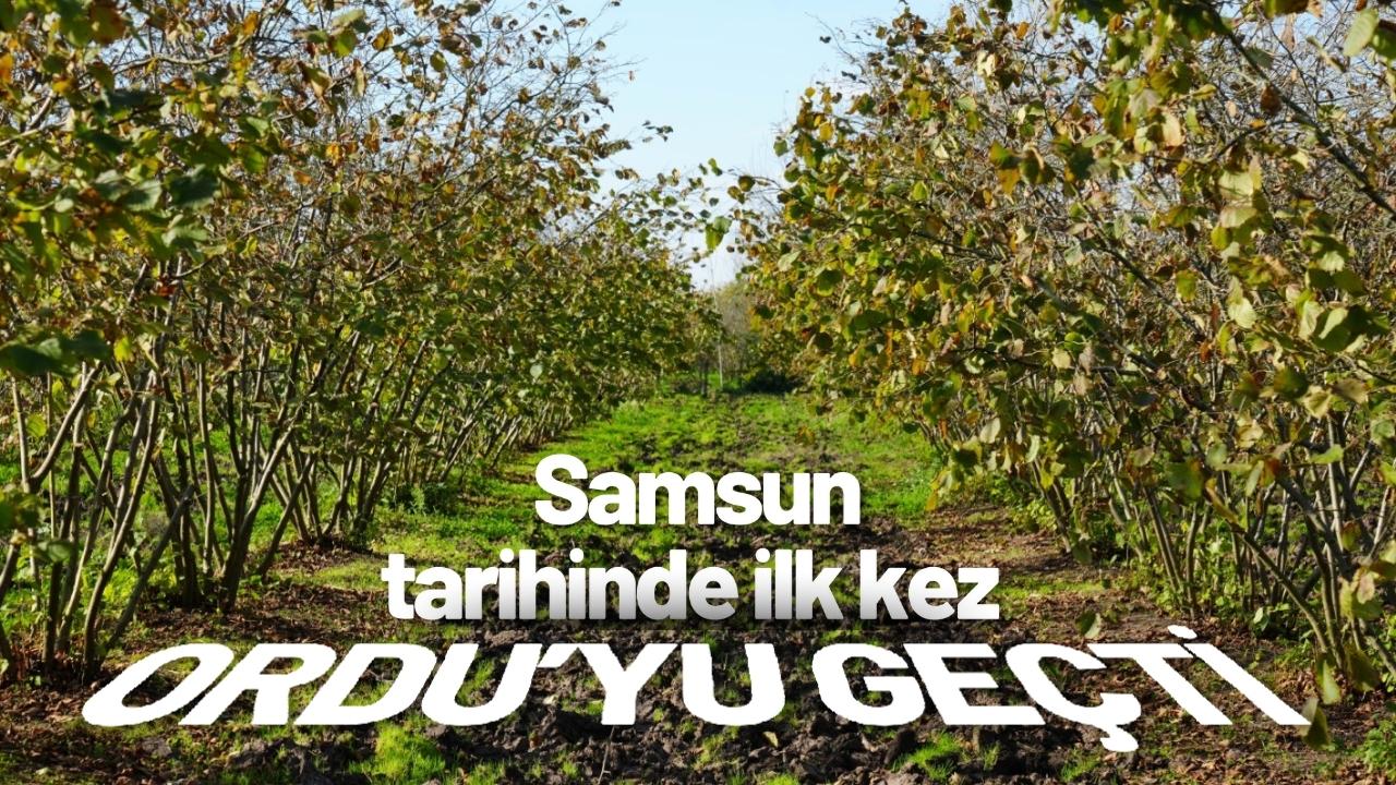 Samsun tarihinde ilk kez Ordu’yu geçti