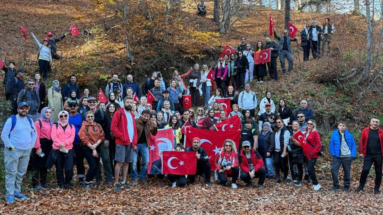 Samsun Vezirköprü'de doğa yürüyüşü
