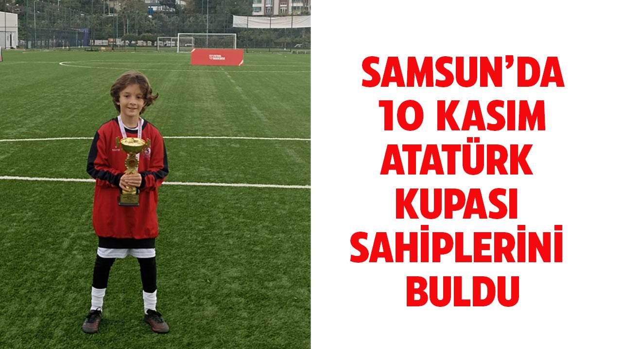 Samsun'da 10 Kasım Atatürk Kupası sahiplerini buldu