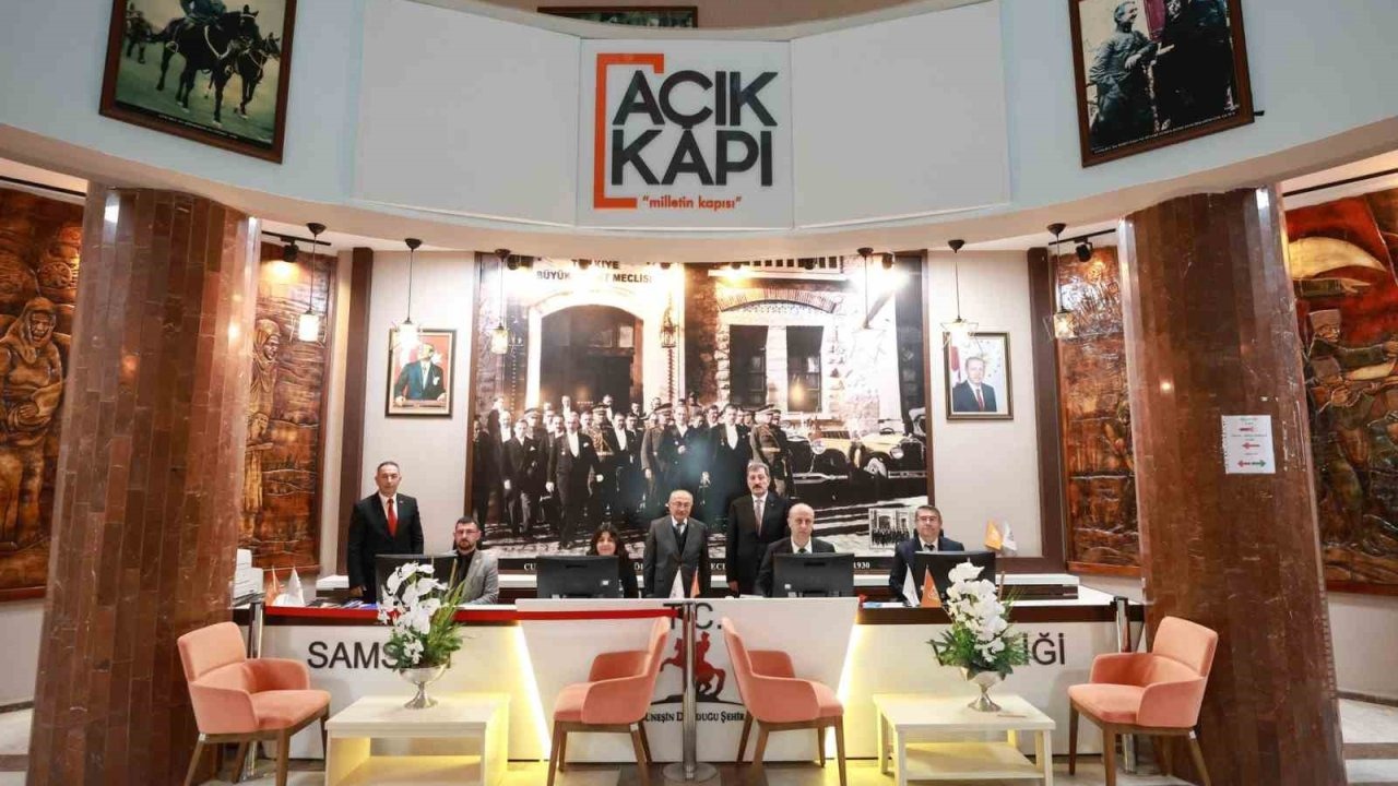 Samsun’da 3 bin 222 vatandaş Açık Kapı’ya başvurdu