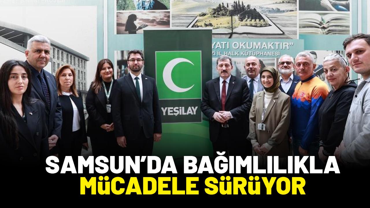 Samsun'da bağımlılıkla mücadele sürüyor