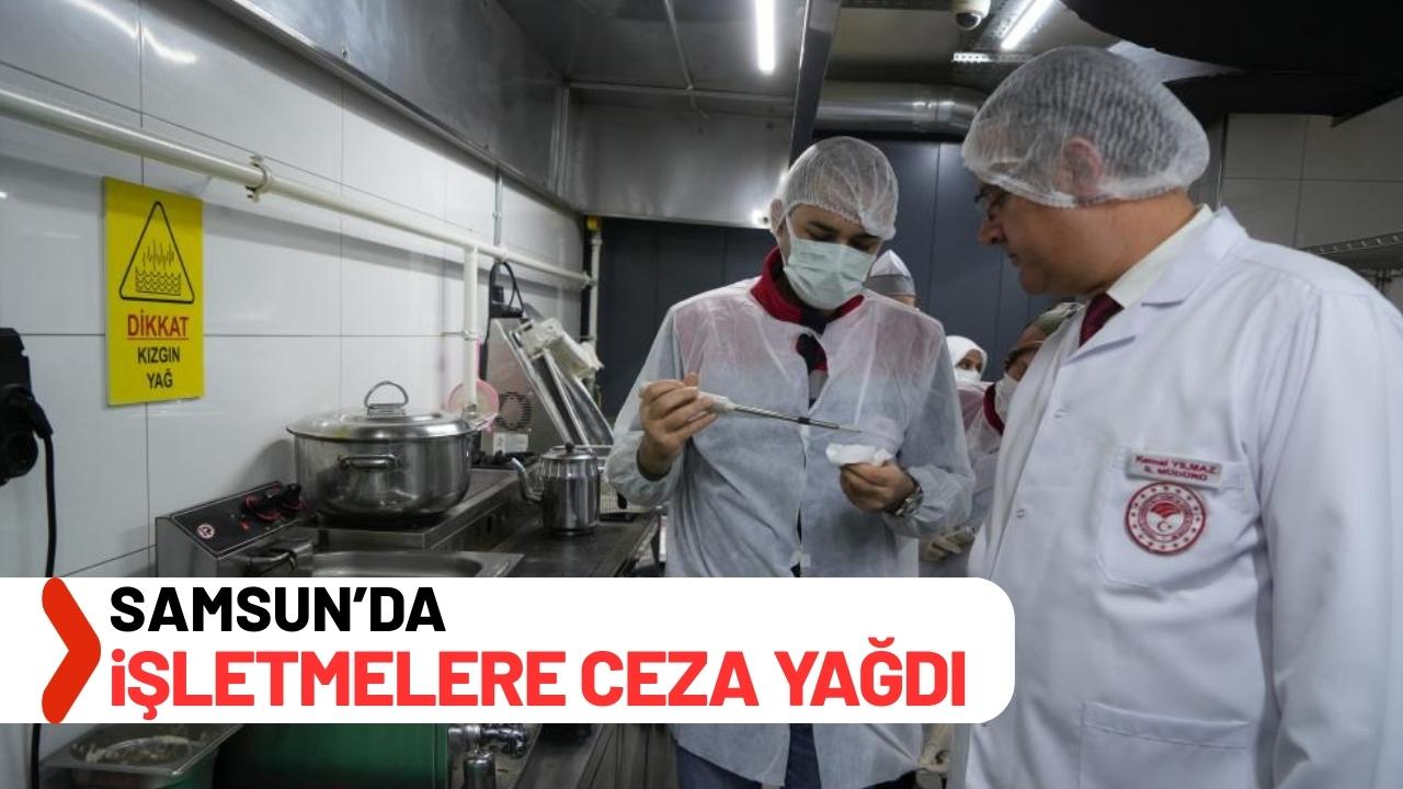 Samsun'da işletmelere 20 milyon TL'yi aşan ceza