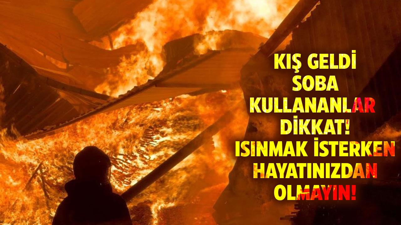 Samsun'da itfaiye uyardı! Isınmak isterken hayatınızdan olmayın