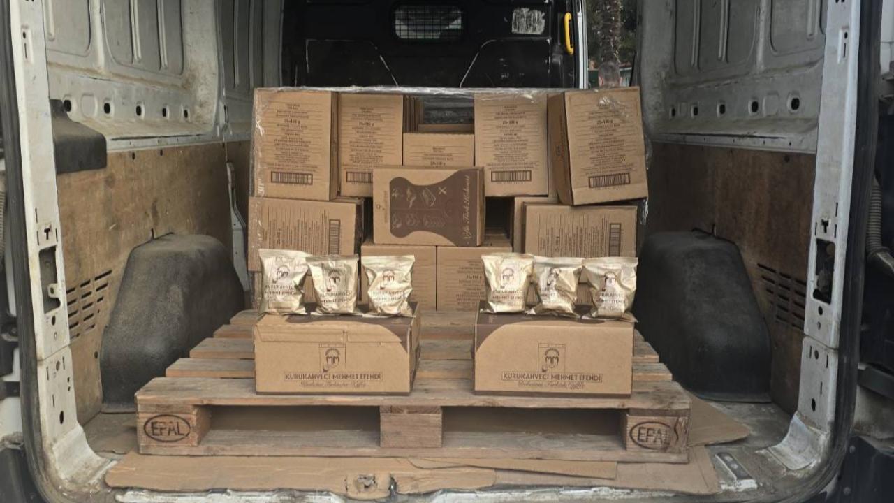 Samsun’da jandarmadan kaçak kuru kahve operasyonu! Milyonluk ürün ele geçirildi