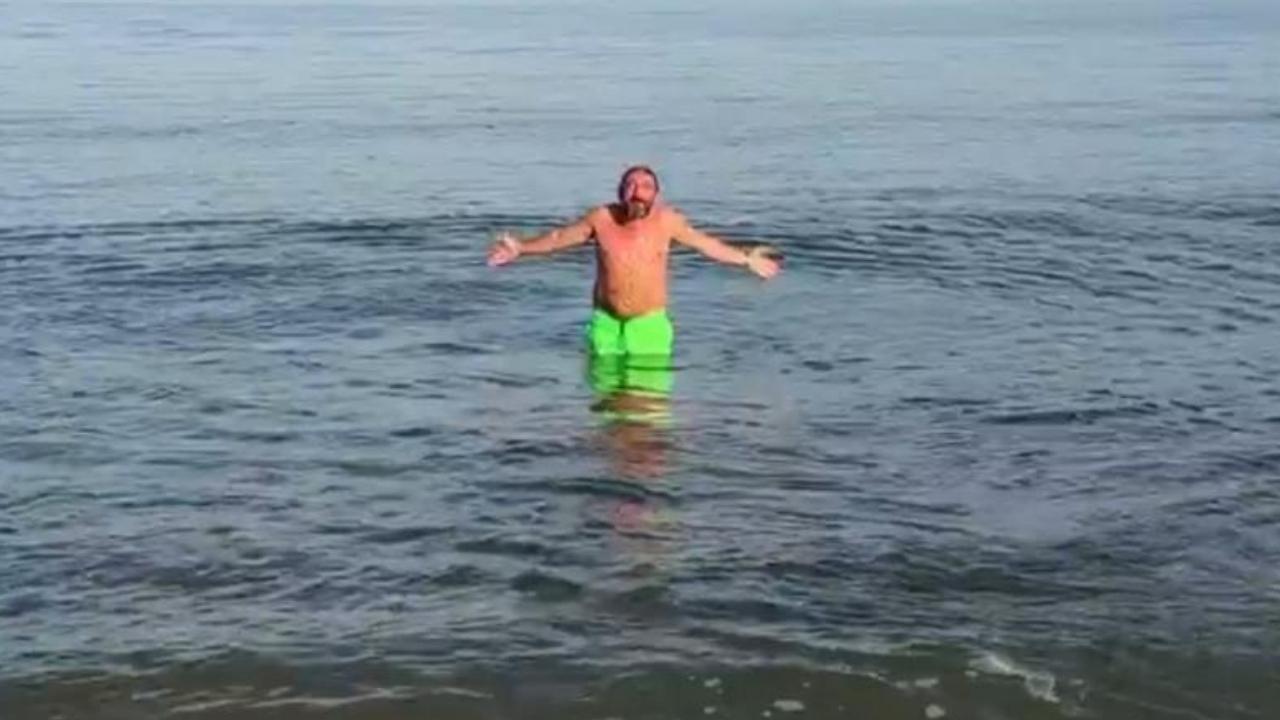 Samsun'da kasım ayında deniz keyfi