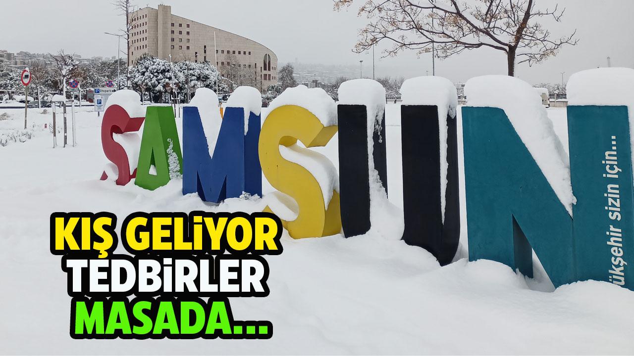 Samsun’da kış tedbirleri masaya yatırıldı