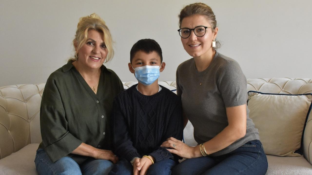 Samsun'da lösemi teşhisi konulan Mirza hayata tutundu