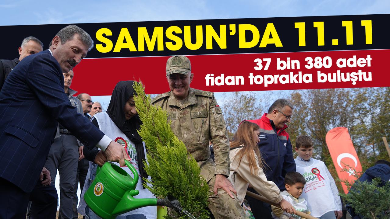 Samsun’da Milli Ağaçlandırma Günü kutlandı