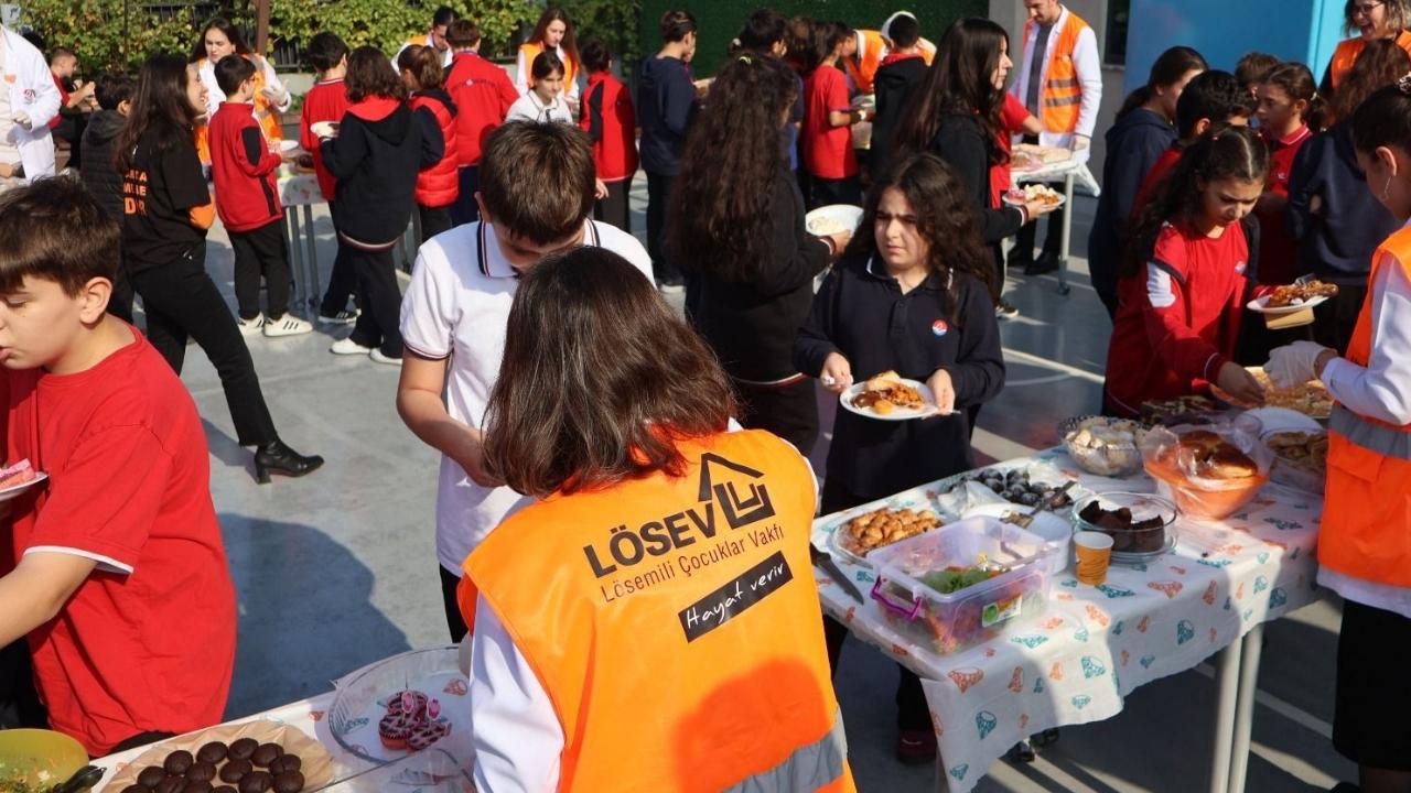 Samsun'da öğrencilerin kalbi LÖSEV için attı