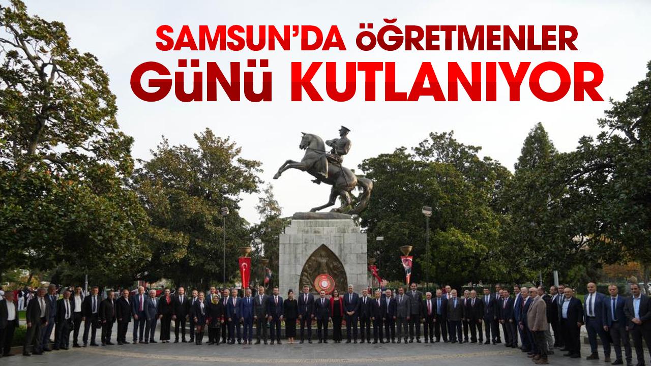 Samsun’da Öğretmenler Günü kutlaması