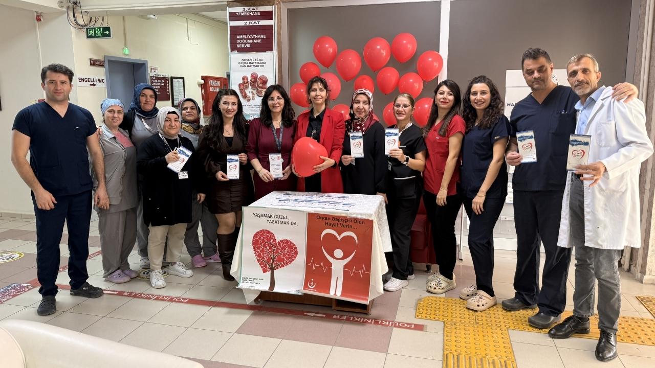 Samsun'da organ bağışı standı kuruldu