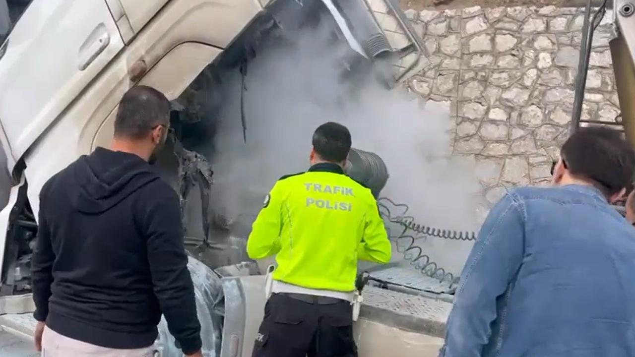 Samsun’da poliisn hızlı müdahalesiyle faciadan dönüldü