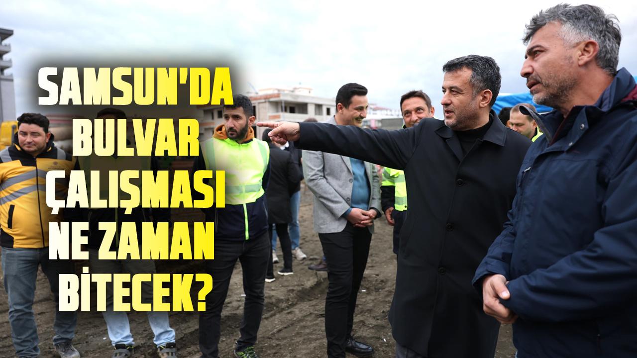 Samsun'da Recep Tayyip Erdoğan Kavşağı'ndaki çalışma ne zaman bitecek? Halit Doğan duyurdu