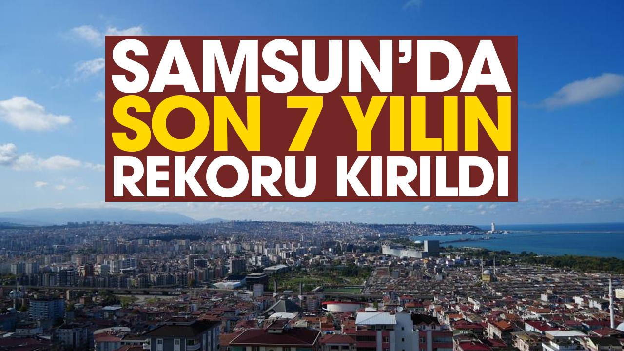 Samsun'da yapı belgesi izninde rekor kırıldı