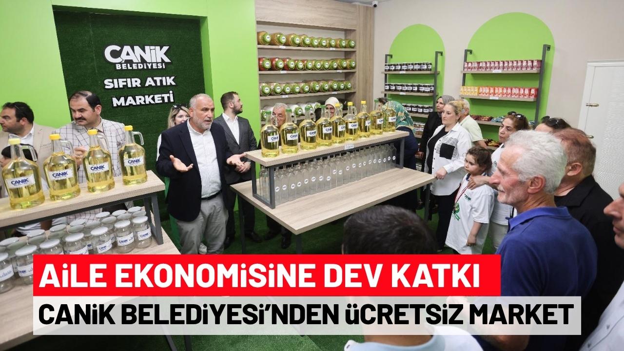 Samsun'daki bu markette para geçmiyor