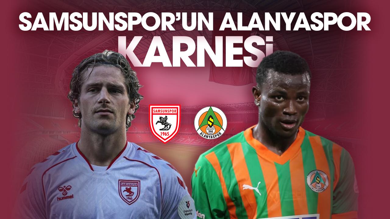 Samsunspor Alanyaspor'u konuk ediyor! Kırmızı-beyazlıların Alanyaspor karnesi