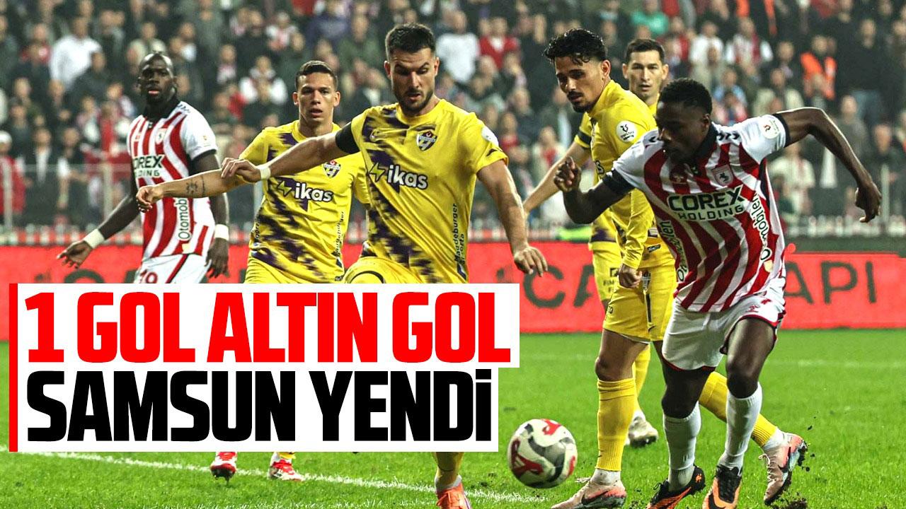 Samsunspor Eyüpspor'u Borevkovic'in golüyle 1-0 mağlup etti