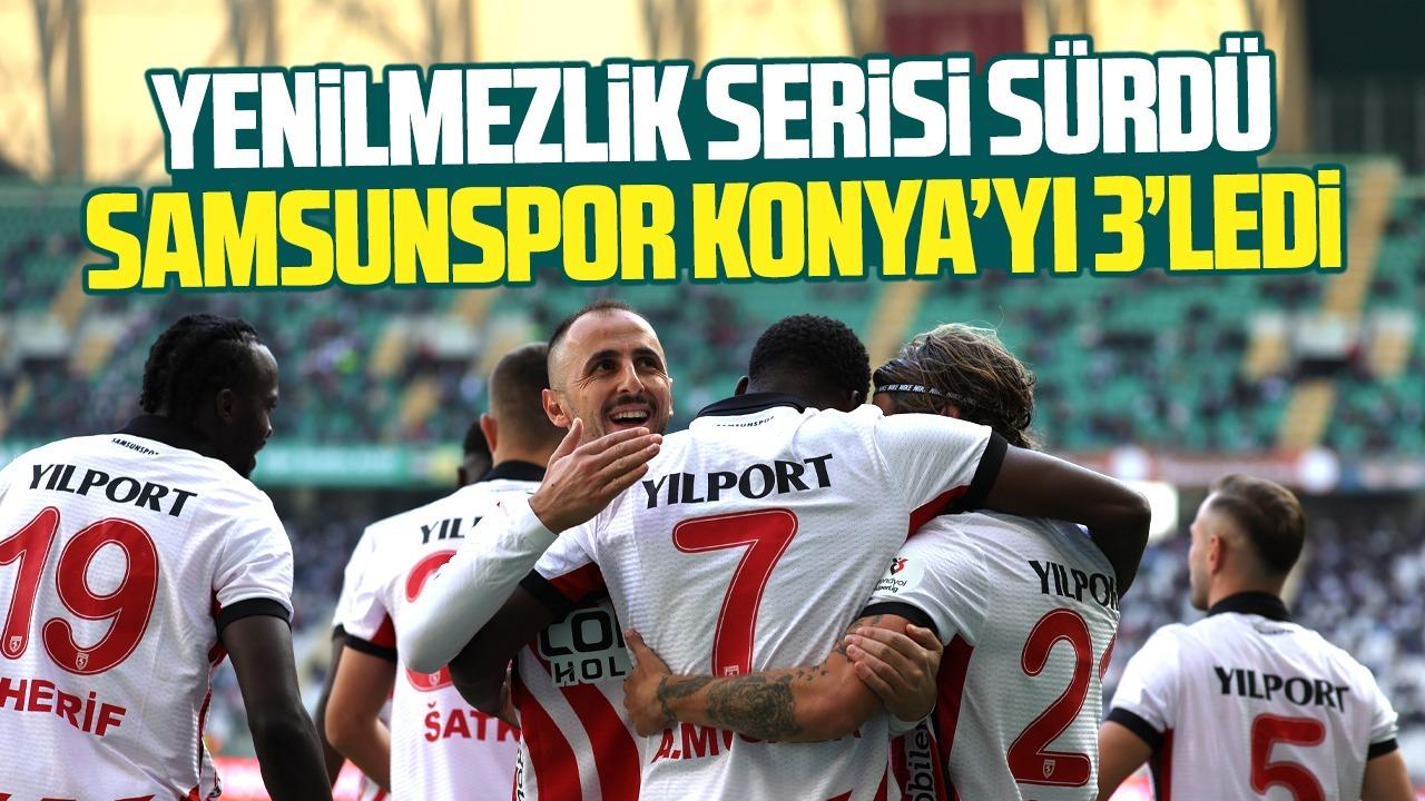 Samsunspor Konyaspor'u deplasmanda farklı mağlup etti
