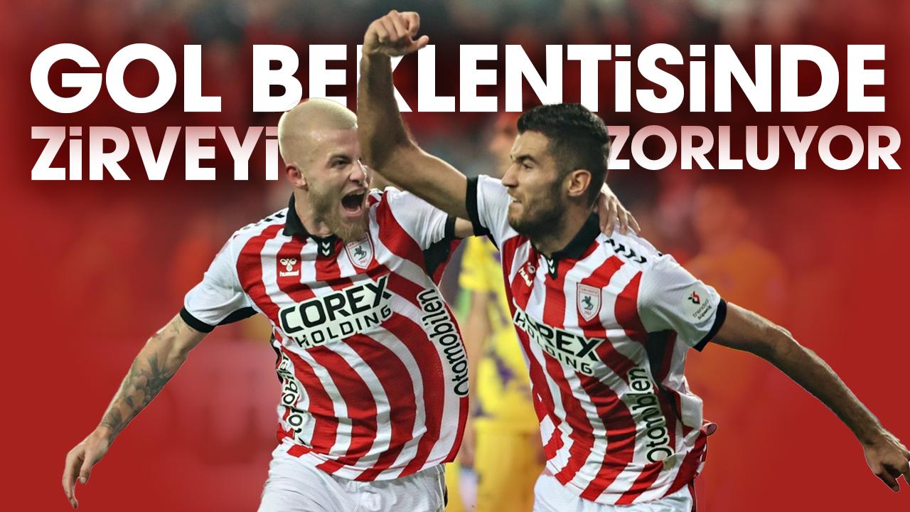 Samsunspor Süper Lig'in 12. haftasının en yüksek gol beklentisi üreten ikinci takımı