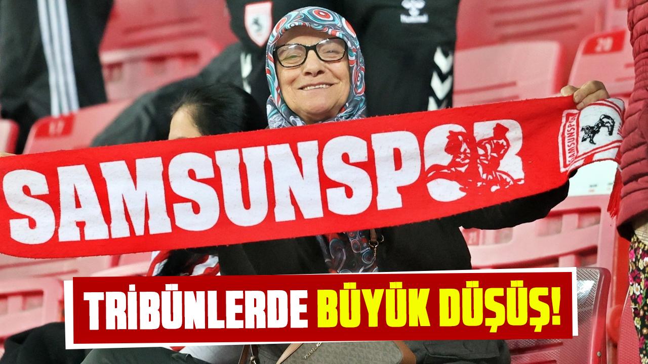 Samsunspor tribünde Kocaeli, Göztepe, Konya ve Kayseri'nin gerisine düştü