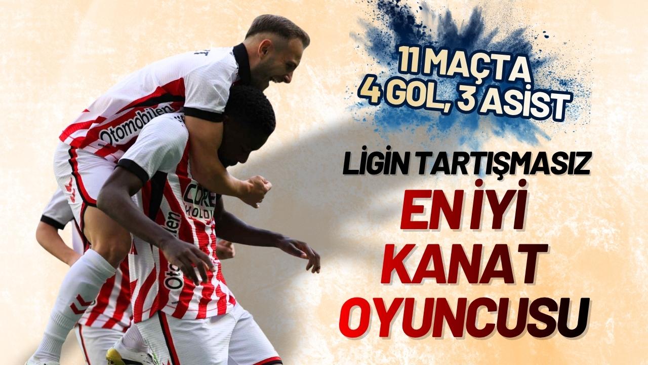Samsunspor'da Musaba ligin tartışmasız en iyi kanat oyuncusu