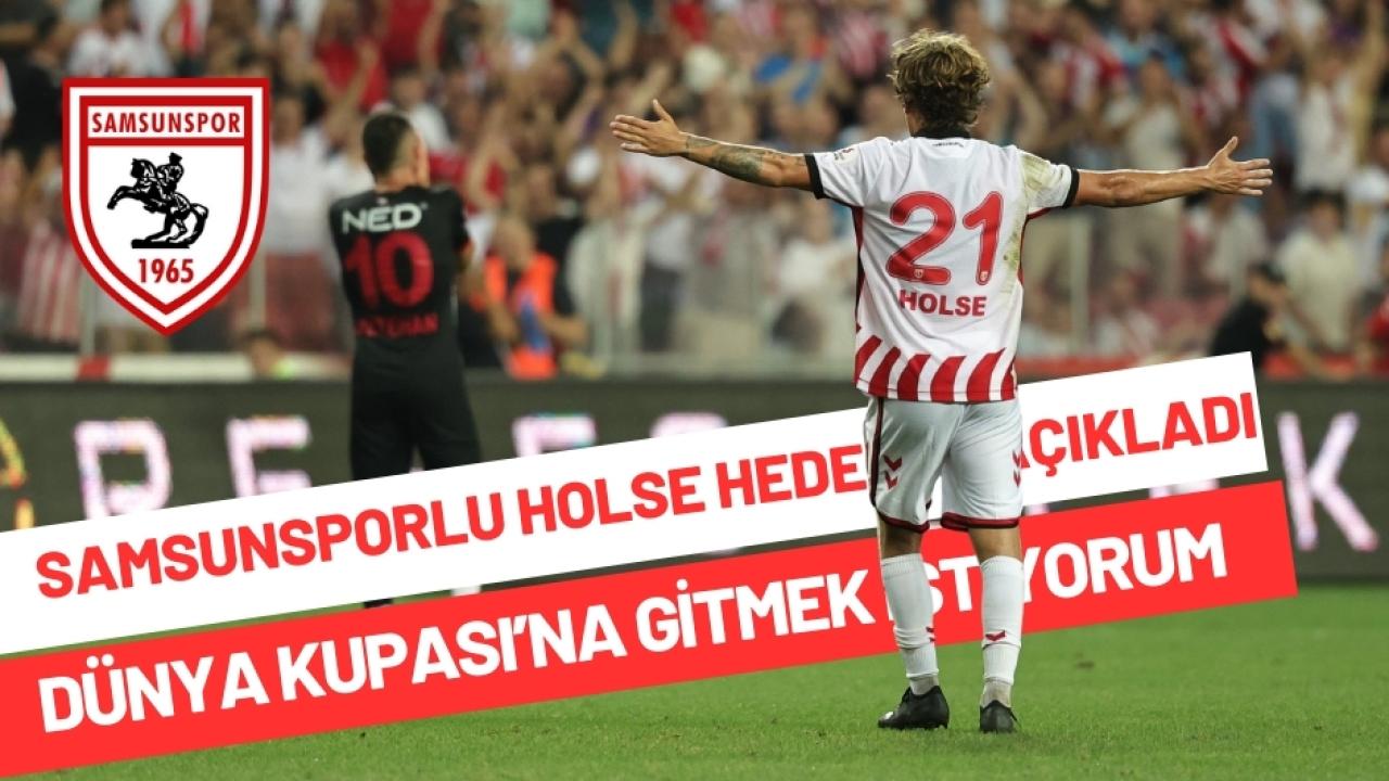 Samsunsporlu Carlo Holse: Danimarka ile Dünya Kupası'nda boy göstermek isterim