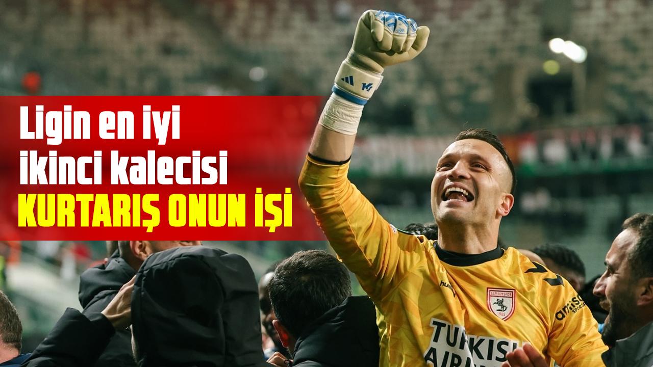 Samsunsporlu Okan Kocuk en yüksek kurtarış oranına sahip ikinci kaleci