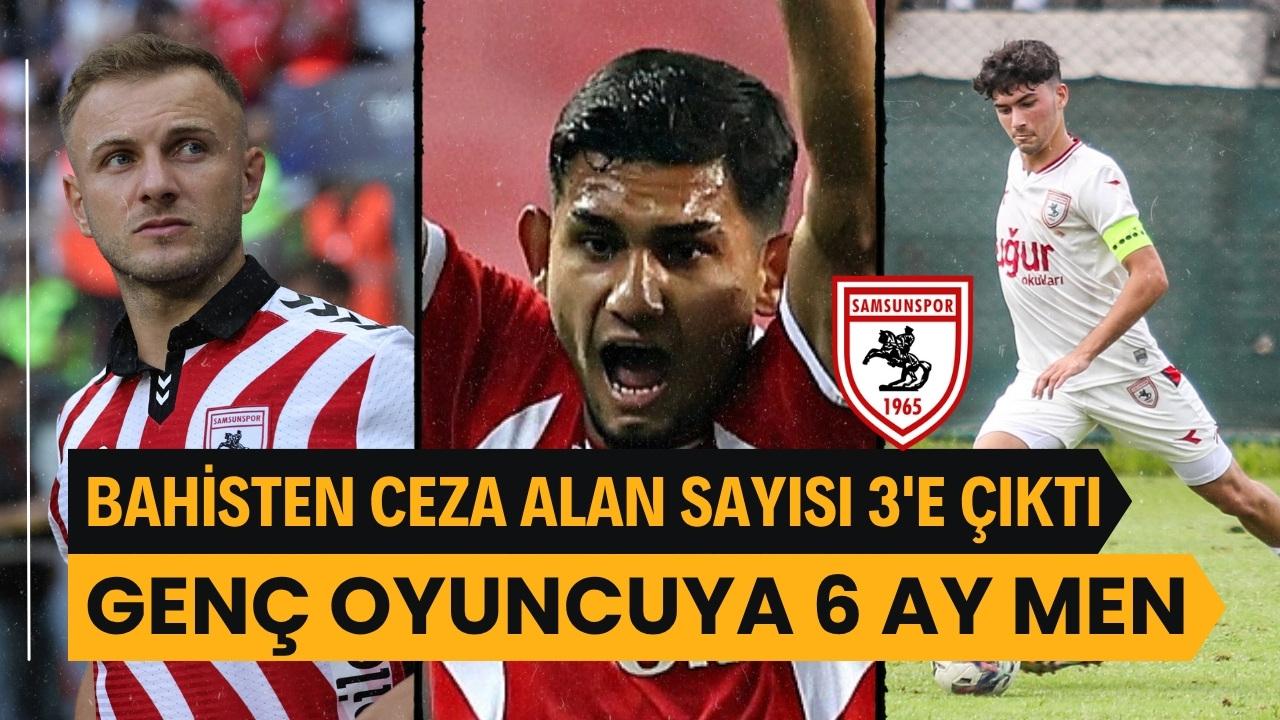 Samsunspor'un kiralık gönderdiği Alper Efe Pazar'a bahis oynamaktan 6 ay ceza