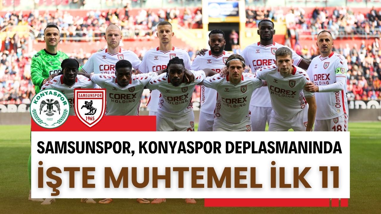 Samsunspor'un Konyaspor karşısında muhtemel ilk 11'i