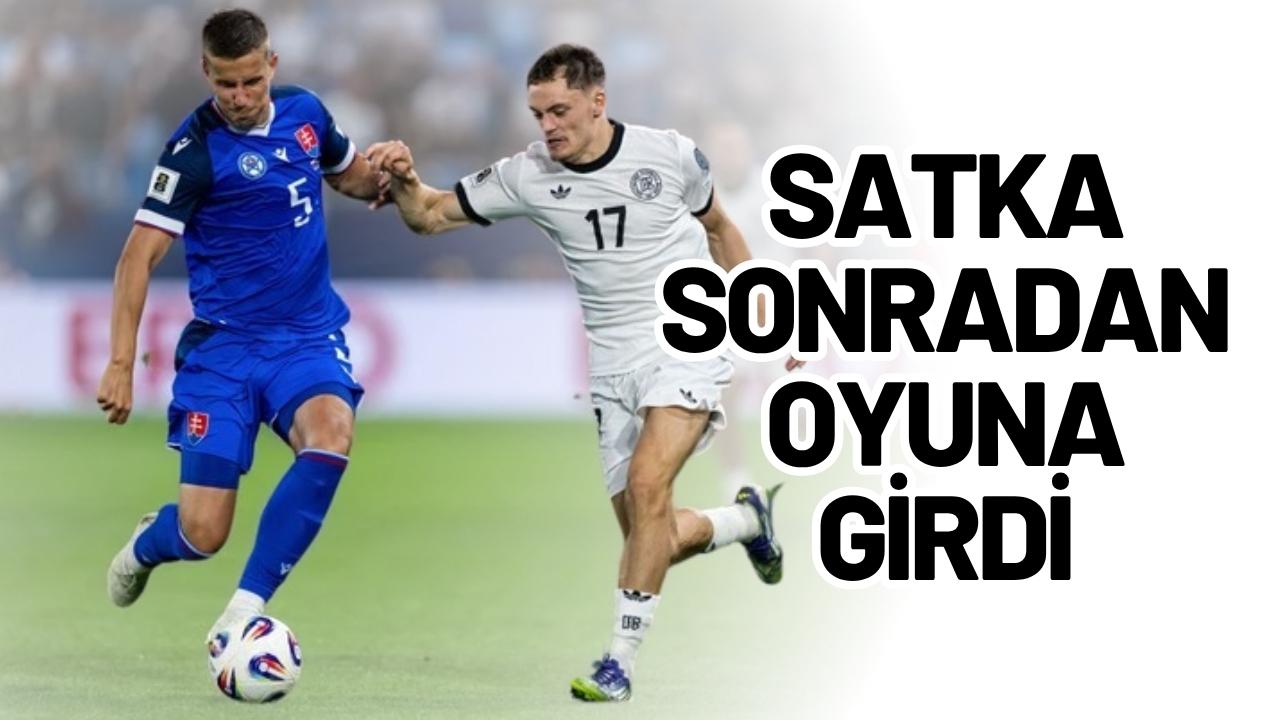 Slovakya'nın Almanya hezimetine Samsunsporlu Satka da 'Dur' diyemedi